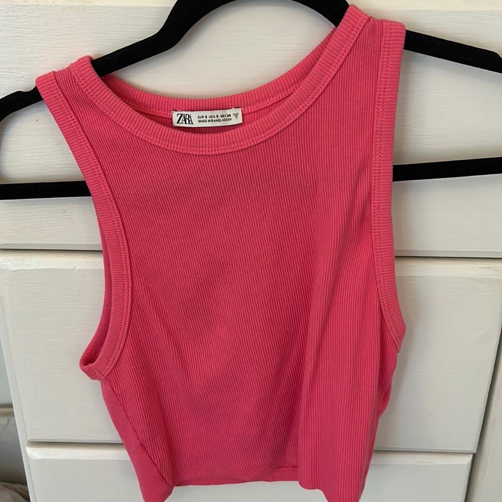 Zara pink tank top